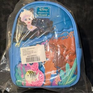 NWT Loungefly Disney Little Mermaid Live Action Movie Ariel & Ursula Backpack